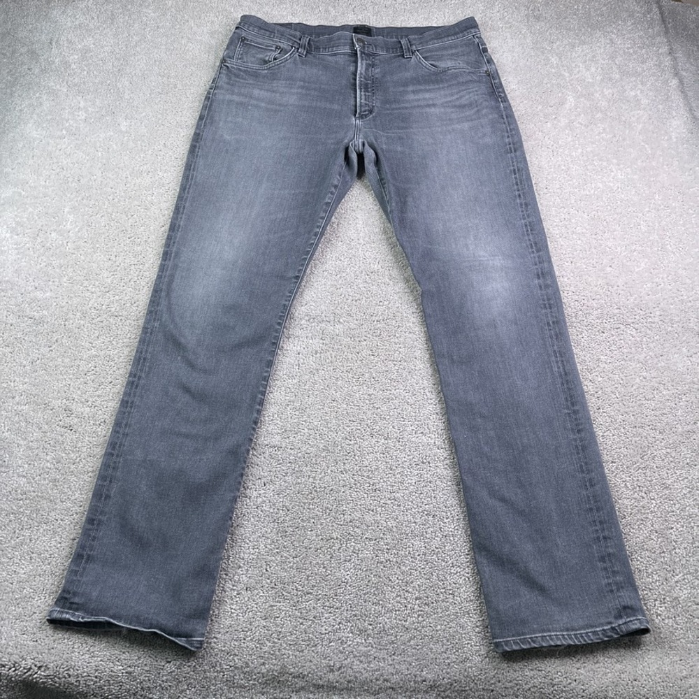 Citizens of Humanity Jeans Mens 38x33 Grey Gage Classic Straight Stretch Denim‎